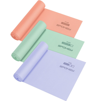 3 treniņu lentu komplekts Spokey RIBBON TEX SET