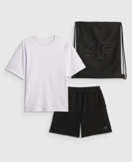 4F Sportošanas komplekts zēniem ( šorti, T-krekls, maiss)