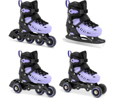 4-in-1 regulējamas skrituļslidas Spokey 4ONE