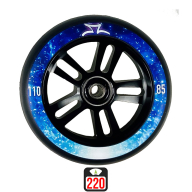 AO Nebula 110mm black scooter wheels, 1 gab.