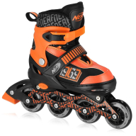 Adjustable inline skates for children orange Spokey Hasbro Nerf STRIVE