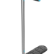 Indo Kickstart 570-670mm black trampoline scooter treniņu skrejritenis