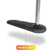 Indo X70 670mm black trampoline scooter treniņu skrejritenis