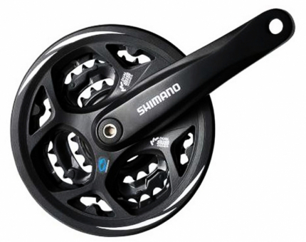 Shimano 7/8-speed Black FC-M311 42/32/22T 175mm