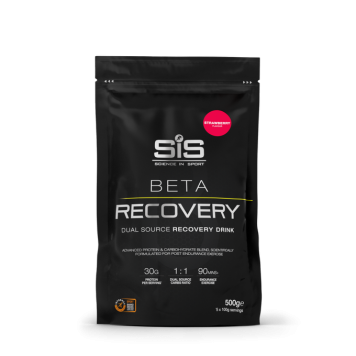 SiS Beta Recovery Dual Source Recovery Drink (zemeņu garša) 500g