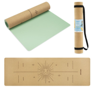 Spokey SAVASANA Korķa jogas paklājs