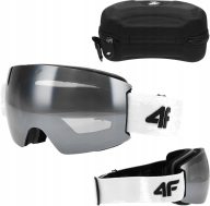 Unisex mirror-coated ski goggles - white