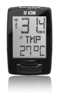 Velo dators SPENCER S10W 10 FUN. BLACK 