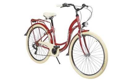 Velosipēds AZIMUT Vintage TX-7 28" 2025 burgund-cream shiny