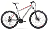 Velosipēds Romet Rambler R7.1 2025 silver-red-graphite